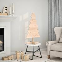VidaXL Kerstdecoratie kerstboom 100 cm massief grenenhout VidaXL Kerstdecoratie kerstboom 100 cm massief grenenhout