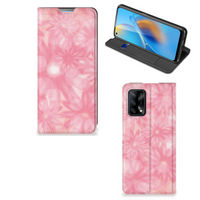 OPPO A74 4G Smart Cover Spring Flowers - thumbnail