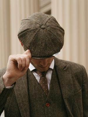 Heather Arran Cap Groen/bruin | Peaky Blinders