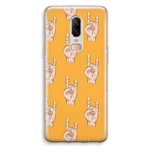 Rock: OnePlus 6 Transparant Hoesje