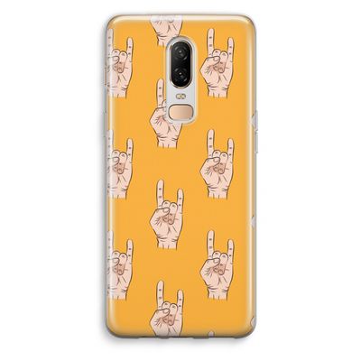Rock: OnePlus 6 Transparant Hoesje