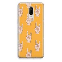 Rock: OnePlus 6 Transparant Hoesje