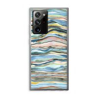 Watercolor Agate: Samsung Galaxy Note 20 Ultra / Note 20 Ultra 5G Transparant Hoesje Watercolor Agate: Samsung Galaxy Note 20 Ultra / Note 20 Ultra 5G Transparant Hoesje