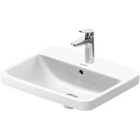 Inbouwwastafel Duravit No.1 Met Kraangat Met Overloop 55x43.5x17.5 cm Hoogglans Wit Duravit - thumbnail