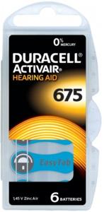 Duracell gehoor batterij 675 blister(6) - 3221926