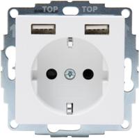 Kopp HK07 PURE mat wit inbouw stopcontact RA + kinderbeveiliging - 4624110 Kopp HK07 PURE mat wit inbouw stopcontact RA + kinderbeveiliging - 4624110