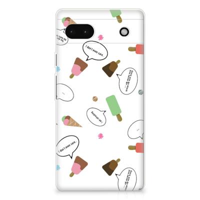 Google Pixel 6A | Siliconen Case | IJsjes