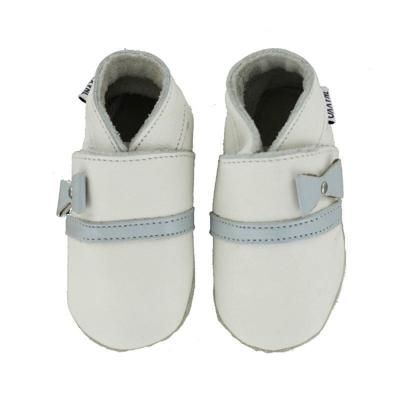Oxxy babyslofjes wit bandje met strik-16