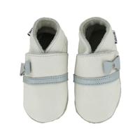Oxxy babyslofjes wit bandje met strik-16