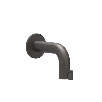Fonteinkraan IVY Tribe Wand Met Schuimstraalmond Geborsteld Carbon Black PVD