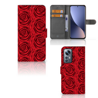 Xiaomi 12 Pro Hoesje Red Roses - thumbnail