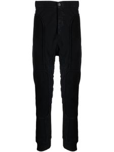 Masnada pantalon en coton à coupe sarouel - Noir