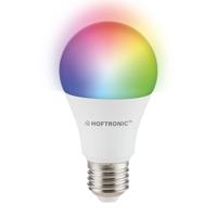 Smart E27 lamp - A60 vorm - 10 Watt 806 lumen - RGBWW - Wifi & Bluetooth - Bestuurbaar via app - Google Home, Amazon Alexa en Siri - Smart lamp