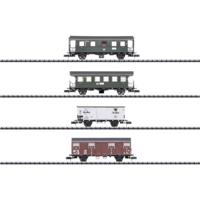 MiniTrix 15002 N 4-delige set goederenwagons GMP van de DB, MHI MiniTrix 15002 N 4-delige set goederenwagons GMP van de DB, MHI