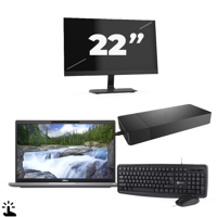 Dell Latitude 7320 - Intel Core i7-11e Generatie - 13 inch - Touch - 16GB RAM - 256GB SSD - Windows 11 Home + 1x 22 inch Monitor