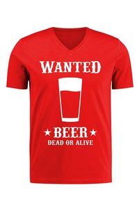 Toppers T-shirt Wanted beer man
