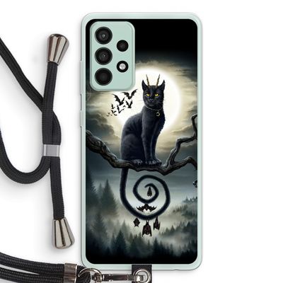 Moonlight Companions: Samsung Galaxy A52s 5G Transparant Hoesje met koord