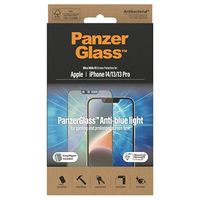 iPhone 13/13 Pro/14 PanzerGlass Ultra-Wide Fit Anti-Blue Light EasyAligner Screenprotector - thumbnail