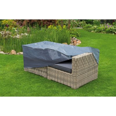 Nature Tuinmeubelafdekhoes voor 2-zits loungebank afdekking
