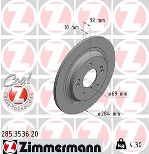 Remschijf COAT Z 285353620