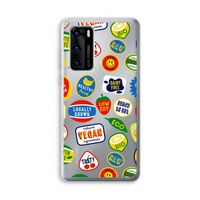 Fruitsticker: Huawei P40 Transparant Hoesje