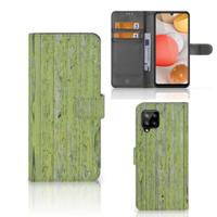 Samsung Galaxy A42 5G | Book Style Case | Green Wood