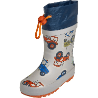 Playshoes regenlaarzen Tractor Navy-30