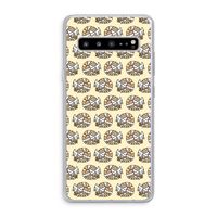 Slapende poes: Samsung Galaxy S10 5G Transparant Hoesje