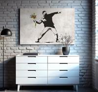 Bloemen gooien Canvas schilderij kunst