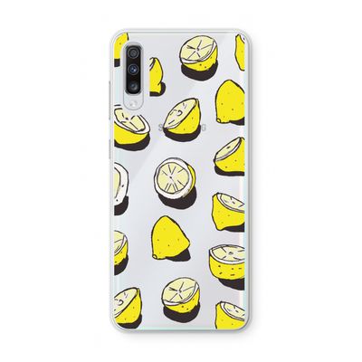 When Life Gives You Lemons...: Samsung Galaxy A70 Transparant Hoesje