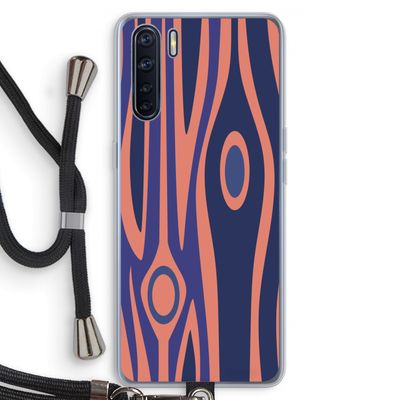 Bast A: Oppo A91 Transparant Hoesje met koord