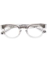 Matsuda lunettes de vue à monture carrée - Gris - thumbnail