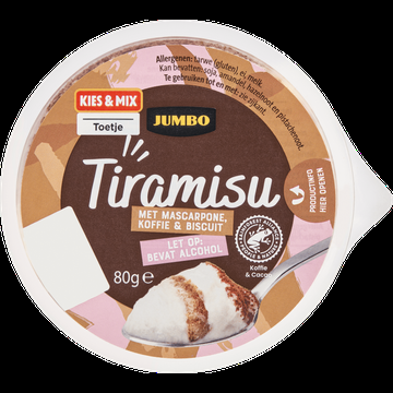 Jumbo Tiramisu 80 g Bevat Alcohol
