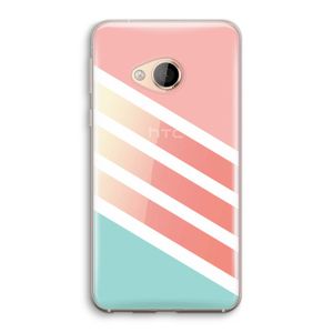 Strepen pastel: HTC U Play Transparant Hoesje