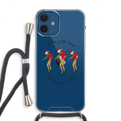 Jingle Ladies: iPhone 12 Transparant Hoesje met koord