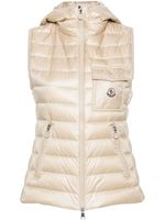 Moncler gilet matelassé Glygos - Tons neutres