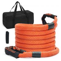 VEVOR 25 mm x 6 m sleepkabel 17237 kg zware off-road sleepband extreem zware herstelband met 30% elastische energie voor jeep auto vrachtwagen ATV UTV SUV tractor