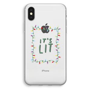 It's Lit: iPhone X Transparant Hoesje
