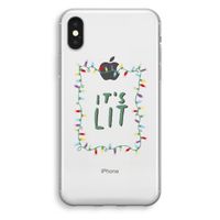 It's Lit: iPhone X Transparant Hoesje