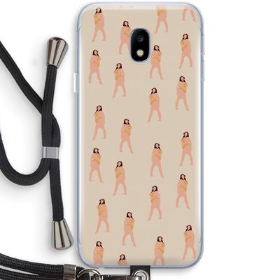 You're so golden: Samsung Galaxy J3 (2017) Transparant Hoesje met koord