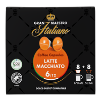 Gran Maestro Italiano - Latte Macchiato - 16 DG cups