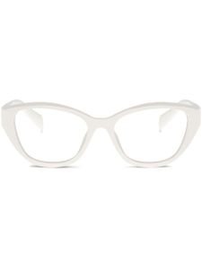 Prada Eyewear lunettes de vue à monture papillon - Noir