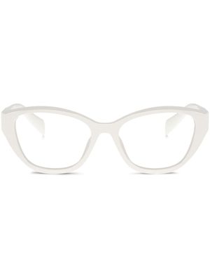 Prada Eyewear lunettes de vue à monture papillon - Noir