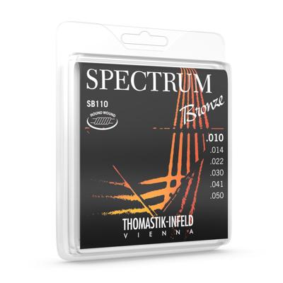 Thomastik SB110 Spectrum Bronze Roundwound Akoestische Snaren (10-50) Thomastik SB110 Spectrum Bronze Roundwound Akoestische Snaren (10-50)