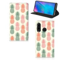 Huawei P30 Lite New Edition | Flip Style Cover | Ananas