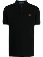 Fred Perry polo en coton à broderies - Noir - thumbnail