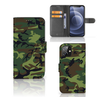 iPhone 12 | 12 Pro (6.1") Telefoon Hoesje Army Dark