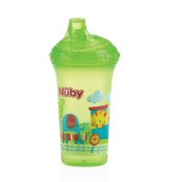 Nuby Antilekbeker Met Harde Tuit 270ml Roze - thumbnail