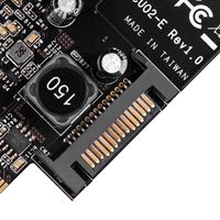 Silverstone ECU02-E interfacekaart/-adapter Intern USB 3.2 Gen 2 (3.1 Gen 2) - thumbnail