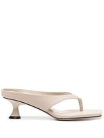 Studio Amelia mules Angela 65 mm en cuir - Tons neutres